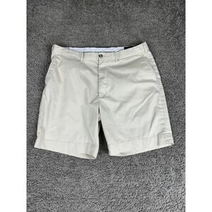 Polo Golf Ralph Lauren Shorts Mens 36 Khaki Beige Golf Classic Fit Polo Crest